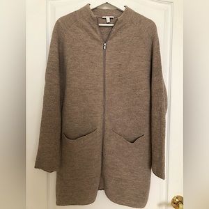 COS | 100% Wool Minimalist Unlined Sweater Jacket